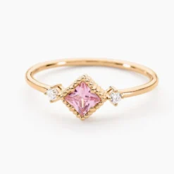 Bague Azel Plaqué Or Jaune Oxyde De Zirconium