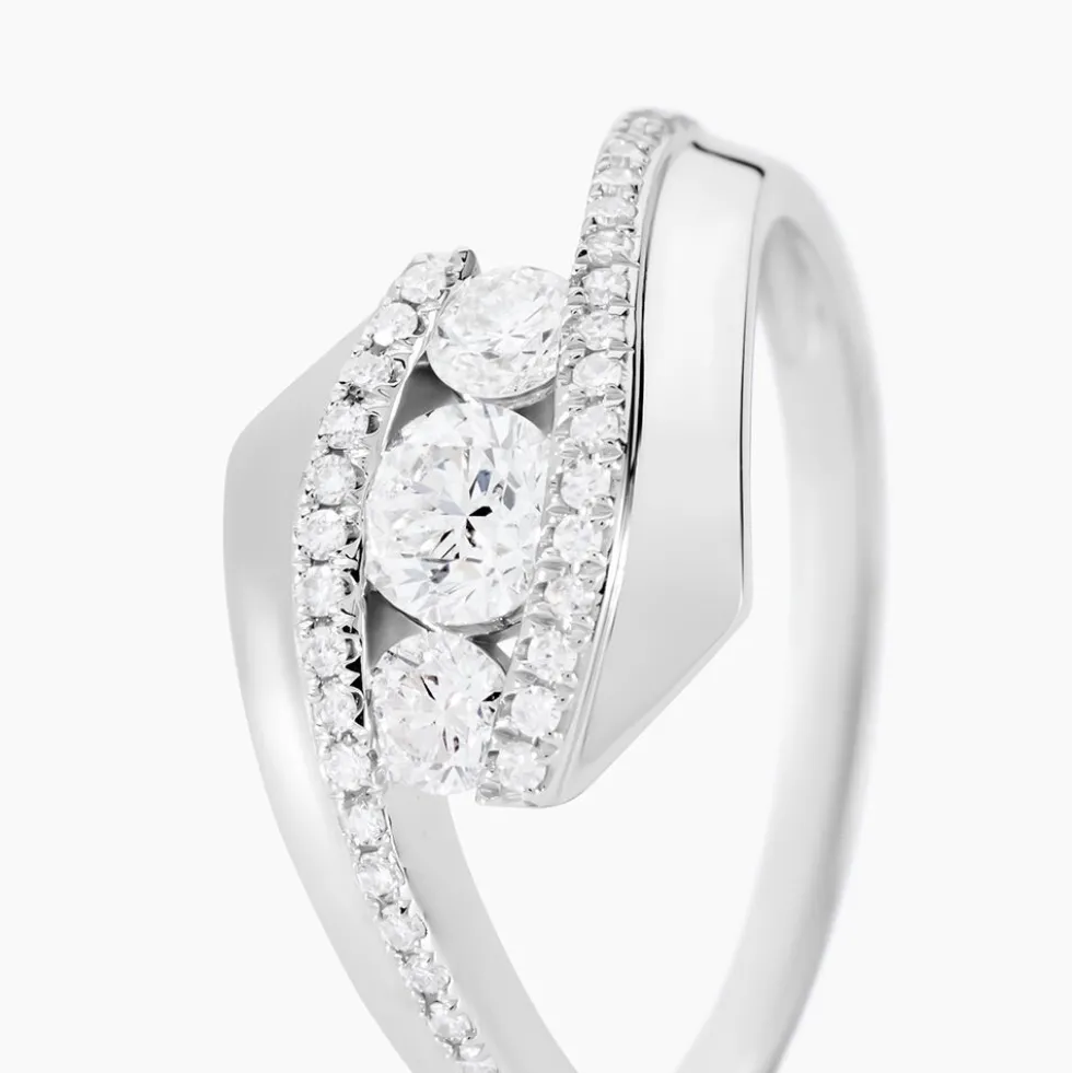Bague Barbara Or Blanc Diamant