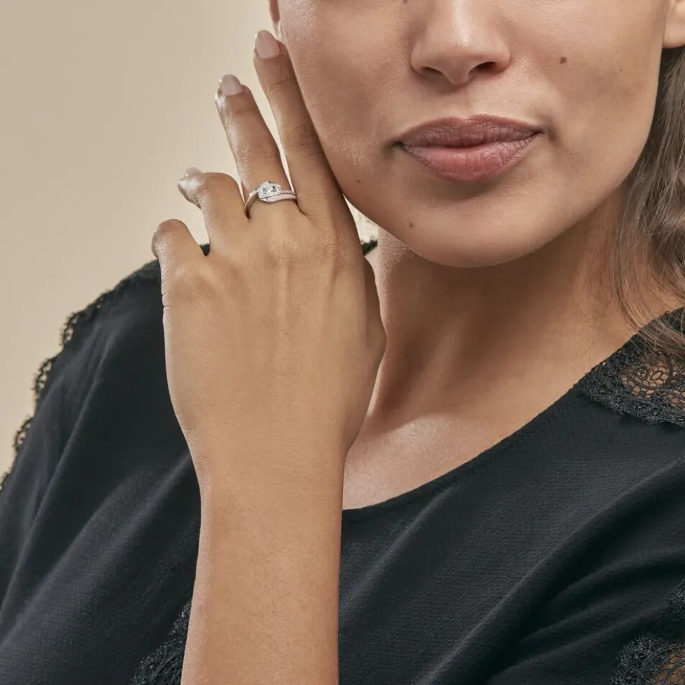 Bague Barbara Or Blanc Diamant