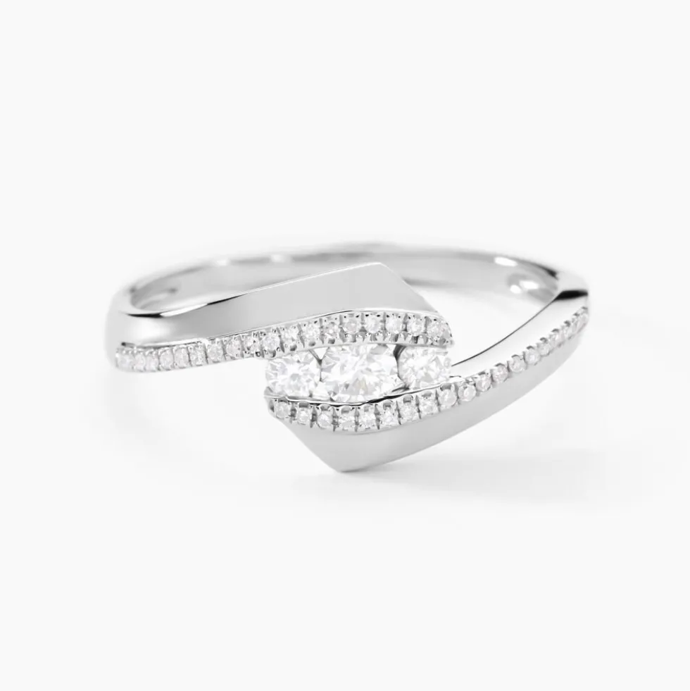 Bague Barbara Or Blanc Diamant