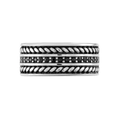 Bague Basile Argent Blanc