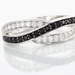 Bague Bethany Argent Blanc Oxyde De Zirconium