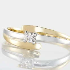 Bague Blandine Or Bicolore Diamant