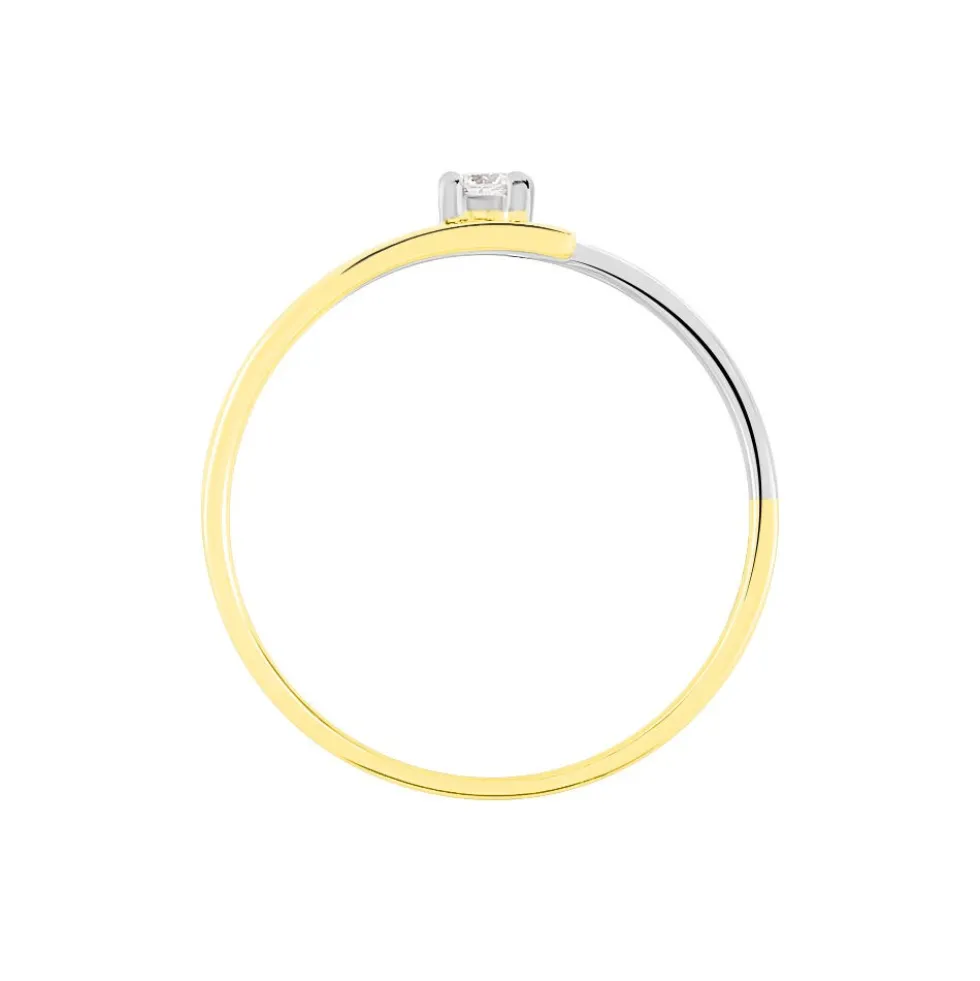 Bague Blandine Or Bicolore Diamant