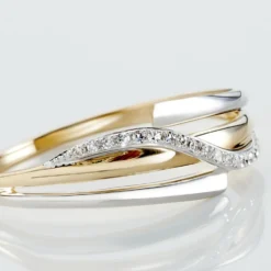 Bague Bodil Or Bicolore Diamant