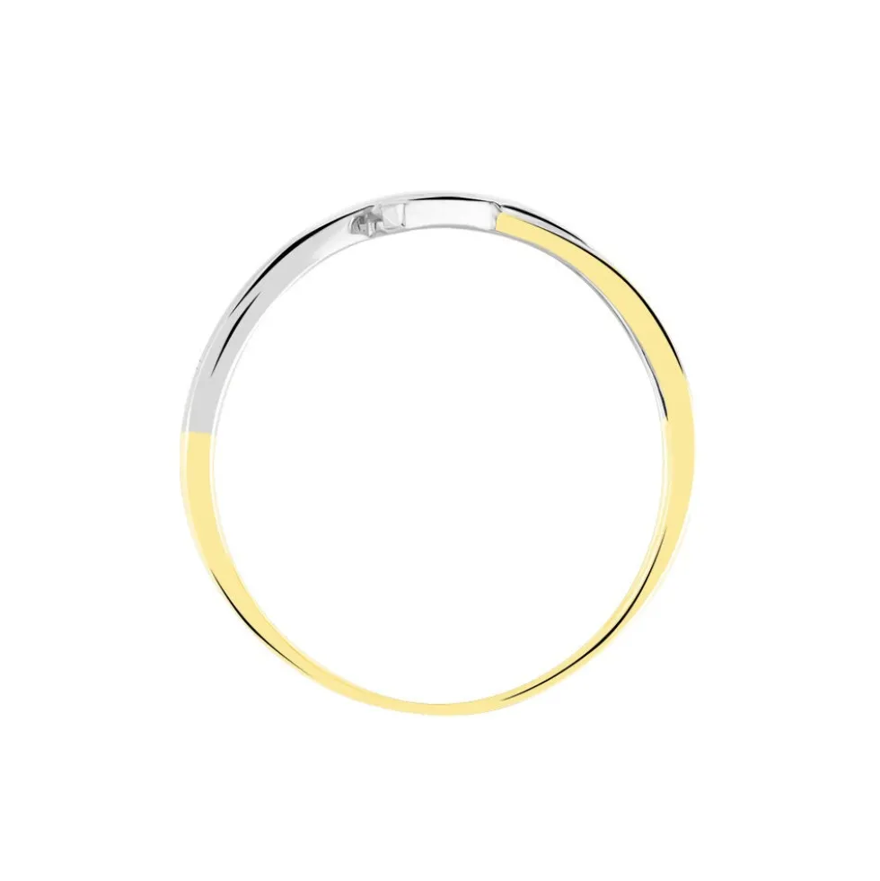 Bague Brixia Or Bicolore Diamant