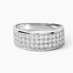 Bague Cecelia Argent Blanc Oxyde De Zirconium