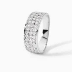 Bague Cecelia Argent Blanc Oxyde De Zirconium