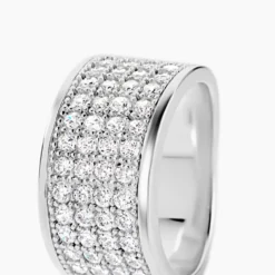 Bague Cecelia Argent Blanc Oxyde De Zirconium