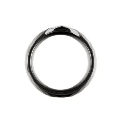 Bague Ceramique X Argent Blanc Oxyde De Zirconium Et Céramique