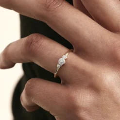 Bague Cesarita Or Jaune Diamant