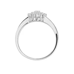 Bague Chou Or Blanc Diamant