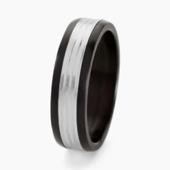 Bague Christell Acier Blanc