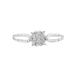 Bague Cillin Or Blanc Diamant