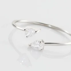 Bague Cinzia Argent Blanc Oxyde De Zirconium