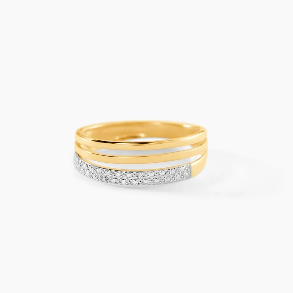 Bague Clotilda Or Jaune Diamant