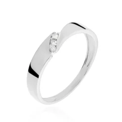 Bague Daphne Or Blanc Diamant