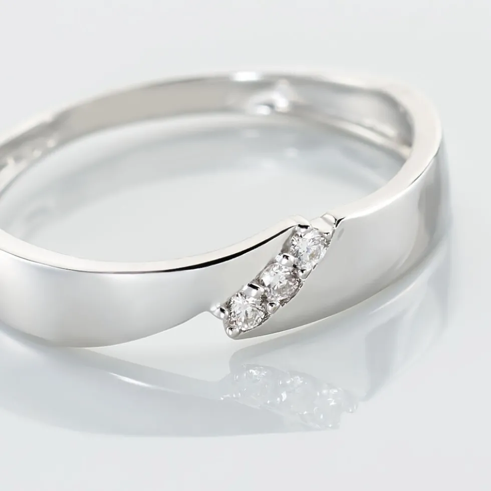 Bague Daphne Or Blanc Diamant