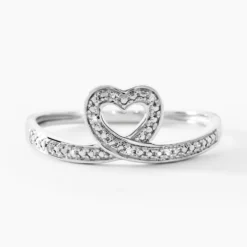 Bague Delaney Or Blanc Diamant