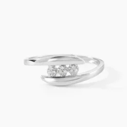 Bague Delphine Or Blanc Diamant