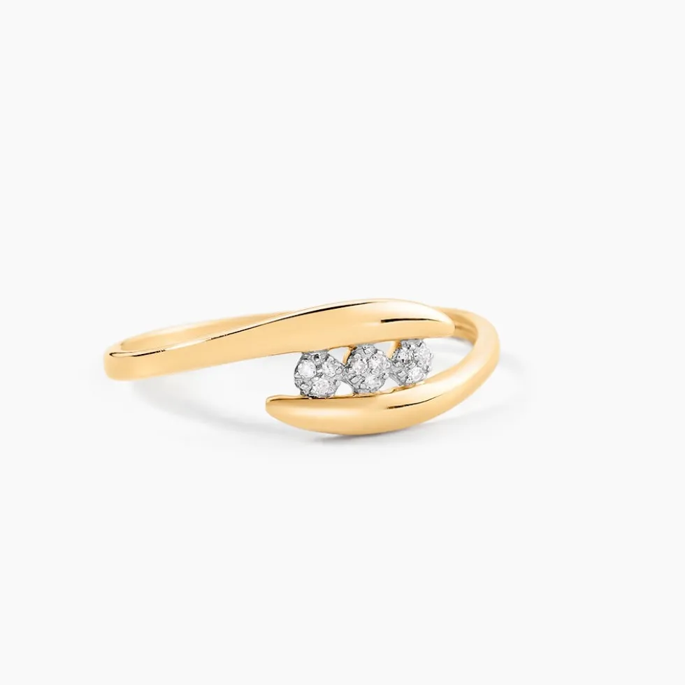 Bague Delphine Or Jaune Diamant