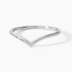 Bague De Phalange Tricia Argent Blanc