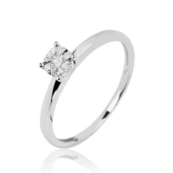 Bague Dream Or Blanc Diamant