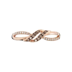 Bague Edem Or Rose Diamant