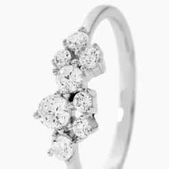 Bague Eden Argent Blanc Oxyde De Zirconium