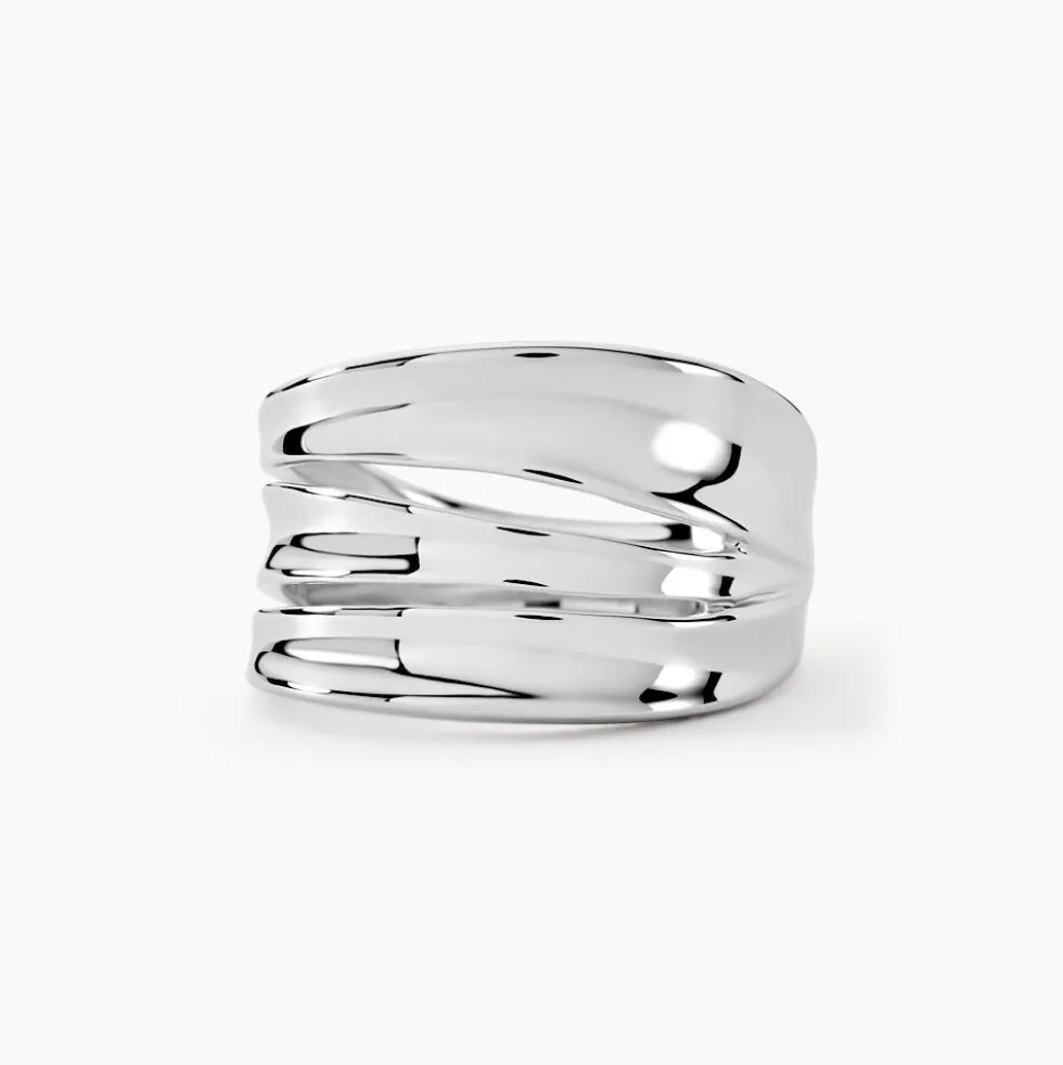 Bague Edwyna Argent Blanc