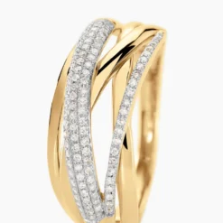 Bague Elodea Or Jaune Diamant