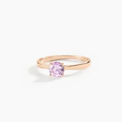 Bague Elyana Argent Rose Oxyde De Zirconium