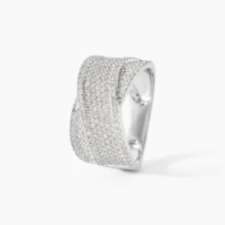 Bague Elyne Or Blanc Diamant