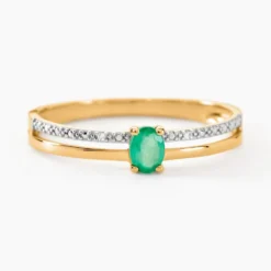 Bague Emeald Is The New Black Or Jaune Emeraude Diamant