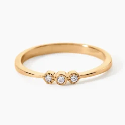 Bague Emerica Plaqué Or Jaune Oxyde De Zirconium