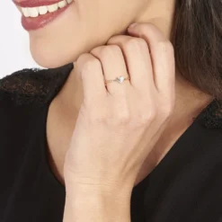 Bague Emilia Or Rose Diamant