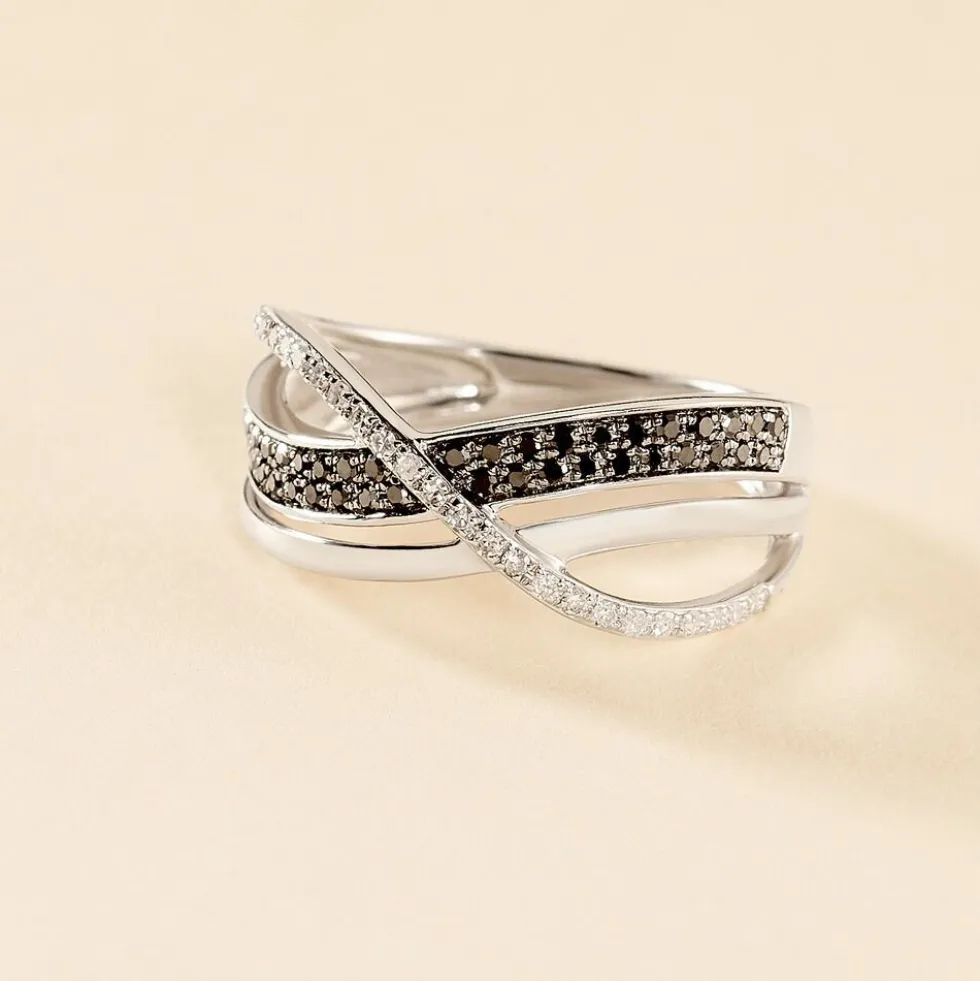 Bague Emilie Or Blanc Diamant