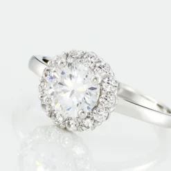 Bague Eternite Argent Blanc Oxyde De Zirconium