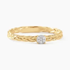 Bague Euthymius Or Jaune Diamant