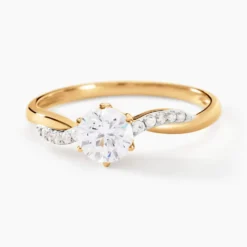 Bague Filipa Or Bicolore Oxyde De Zirconium