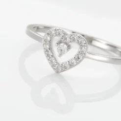 Bague Gautiere Argent Oxyde De Zirconium