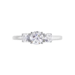 Bague Habib Or Blanc Oxyde