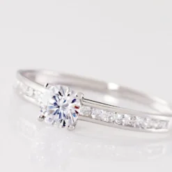 Bague Harem Or Blanc Oxyde