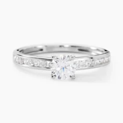 Bague Harem Or Blanc Oxyde
