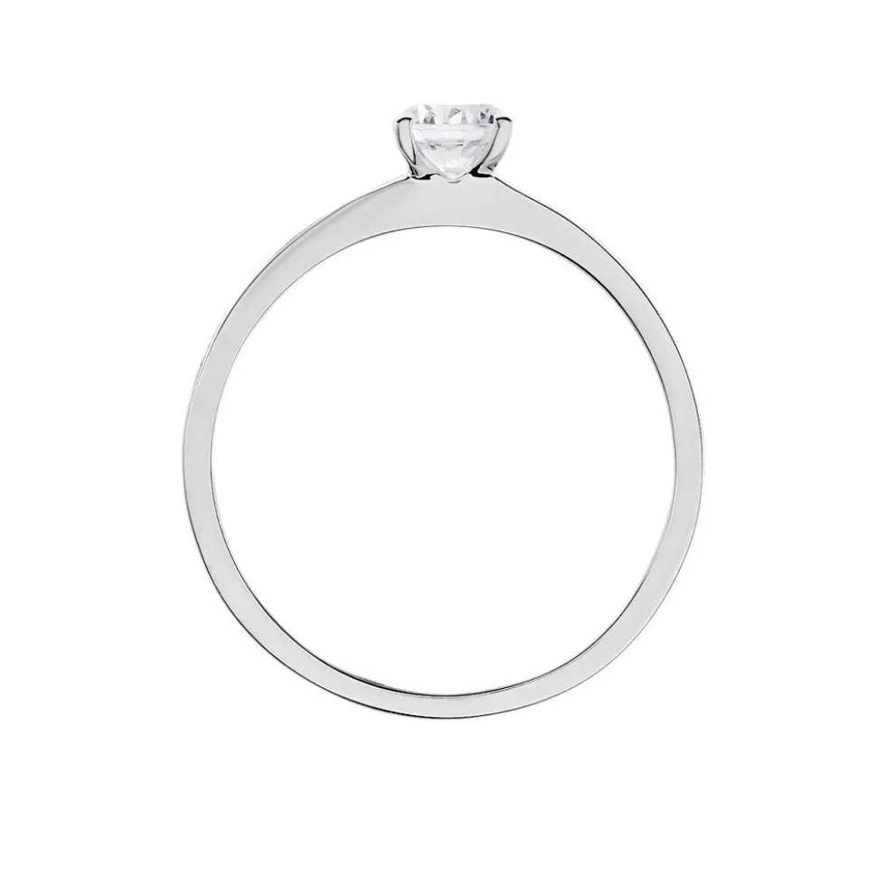 Bague Harem Or Blanc Oxyde
