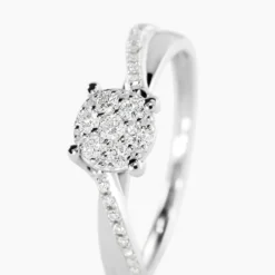 Bague Hebe Or Blanc Diamant