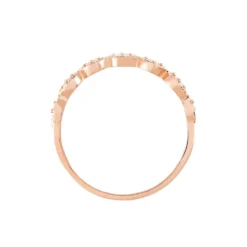 Bague Hestia Or Rose Oxyde De Zirconium