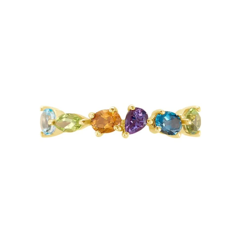 Bague Hortense Or Jaune Topaze Péridot
