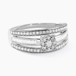 Bague Humphrey Or Blanc Diamant