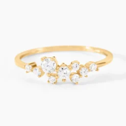 Bague Illumia Or Jaune Oxyde De Zirconium